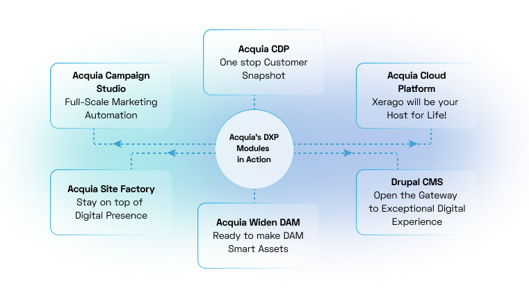 Xerago's Bespoke Acquia Solutions