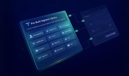 Launch targeted campaigns using ready-made customer segments